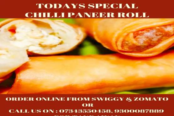 Chilli Paneer Roll